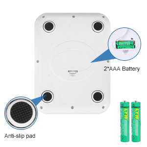 Food Scale, Digital Kitchen Scale with 0.1g Accuracy, 11lb/22lb Capacity & Backlit LCD, Stainless Steel Tare Scale for Baking, Cooking and Meal Prep, 5.5x7x0.6 Inches (Batteries Included)