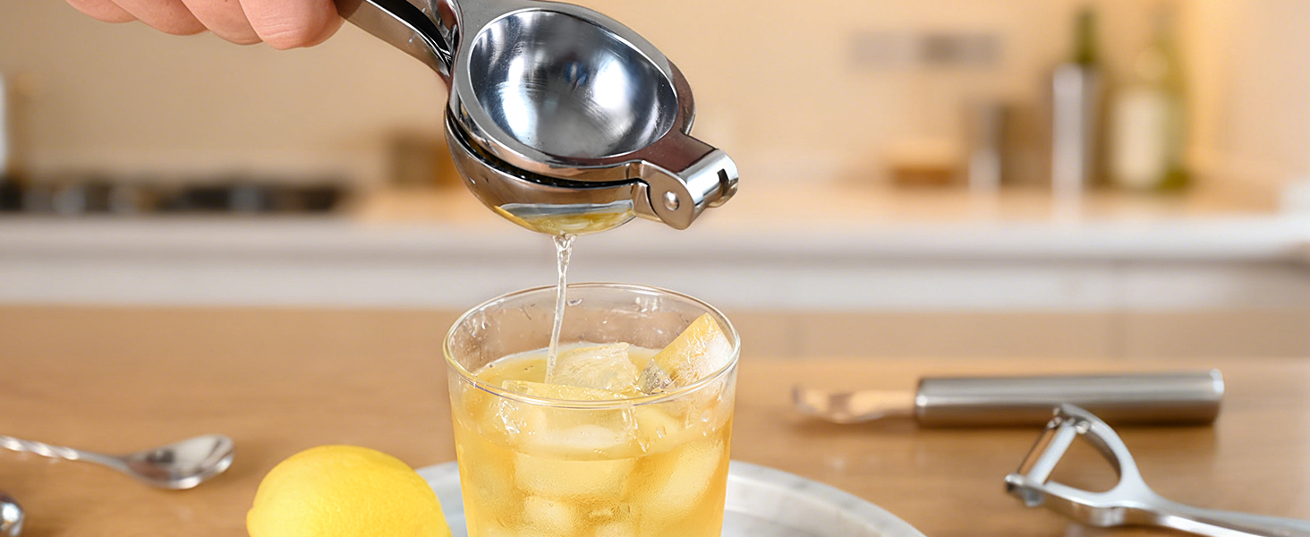 33-Piece Professional Bartender Kit with Weighted Boston Shaker – High End Mixology Set for Home Bar – Stainless Steel Barware Tool Set Unbreakable Citrus Squeezer, Ice Scoop & Mixing Glass