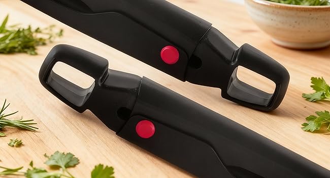 Professional Stainless Steel Kitchen Tongs, Food-Grade Silicone Anti-Slip Design with Comfortable Grip, Multi-Purpose for Salad Serving, BBQ and Cooking- 12'' Black