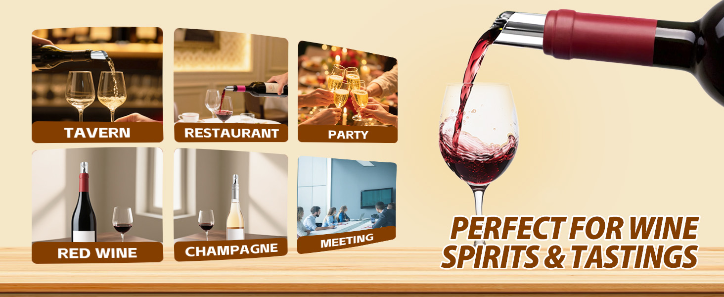 30Pcs Individually Wrapped Wine Pourer Discs, 3 Inch Disposable Anti-Drip Silver Pour Spouts for Liquor Bottles, Single-Use Design Prevents Flavor Mixing