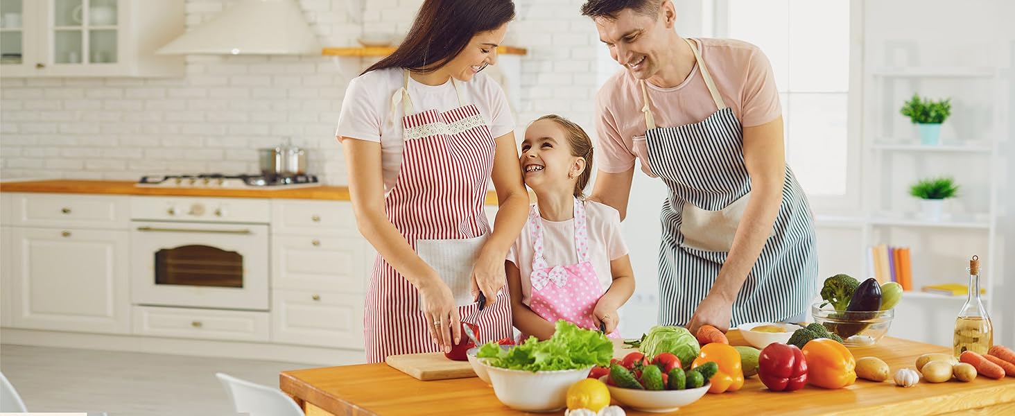 FJNATINH Silicone Spatula - Ladle - Skimmer Wok Tool Set,Stainless Steel Non Stick Heat-Resistant Cooking Utensils BPA Free Kitchen Utensils Cookware with Wooden Handle, Pack of 3