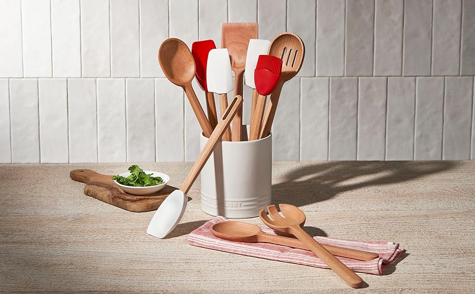 Le Creuset Signature Wooden Serving Fork