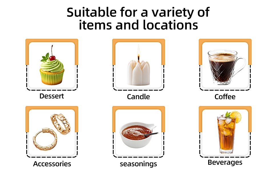 Amber Glass Coaster Set of 5,Round Glass Coaster,Suitable for Cafes, Dining Tables, Offices, Bars, Terraces (Amber)