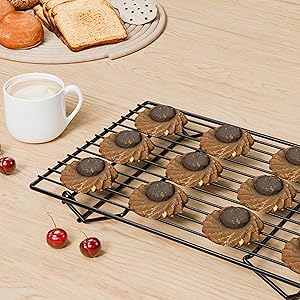 4PCS Cooling Racks for Cooking and Baking, Collapsible 4 Tiers 10