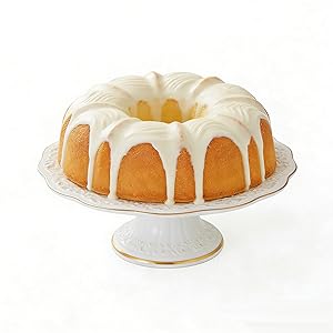 7 Inch Fluted Tube Cake Pan, Carbon Steel Round Tube Baking Pans, Small Kugelhopf Pan Pound Cake Mold for Cakes, Bread, Flan, 2 PCS, Black Color