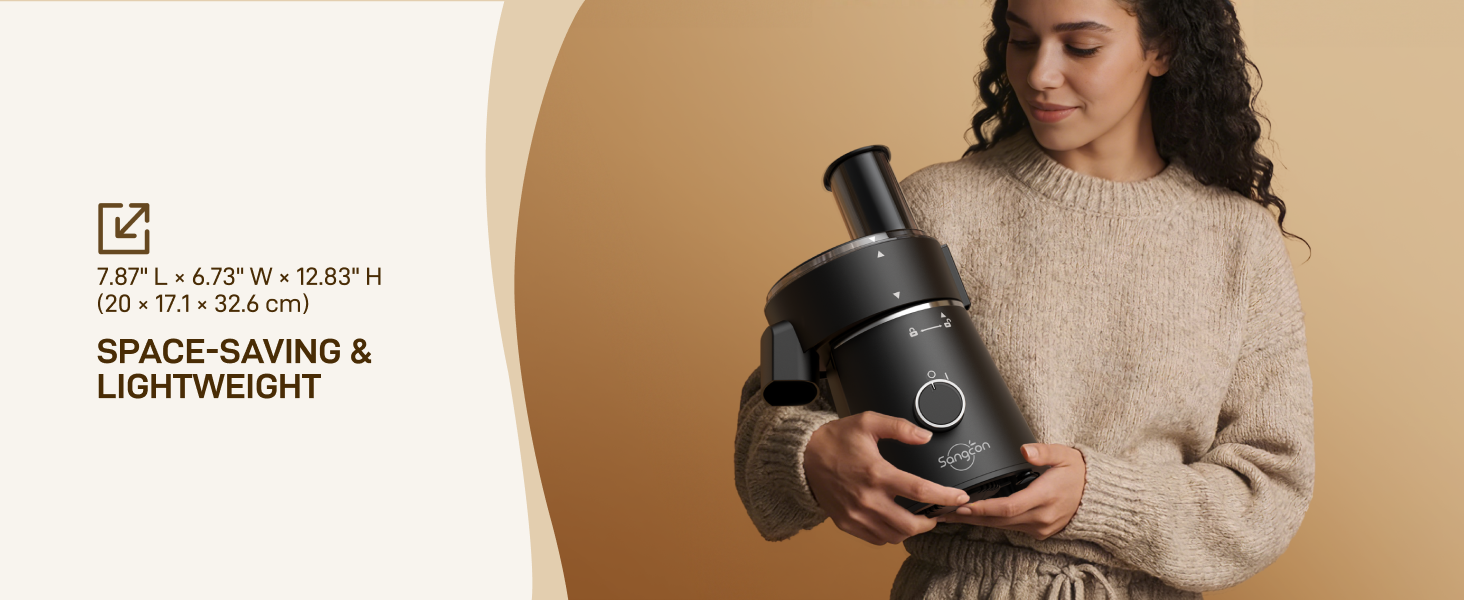 Sangcon Electric Cheese Grater for Block Cheese, 5-in-1 Automatic Salad Shooter & Vegetable Slicer with 5 Stainless Steel Blades, One-Touch Electric Grater for Cheese, Vegetables, Fruits & Nuts