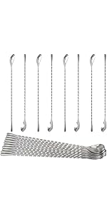 20 Pack 6 Inch Stainless Steel Cocktail Strainer for Drinks, Bar Bartender Strainers, Stainless Steel cocktail Filter for Home Bar, Bartender