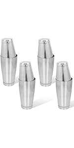 20 Pack 6 Inch Stainless Steel Cocktail Strainer for Drinks, Bar Bartender Strainers, Stainless Steel cocktail Filter for Home Bar, Bartender