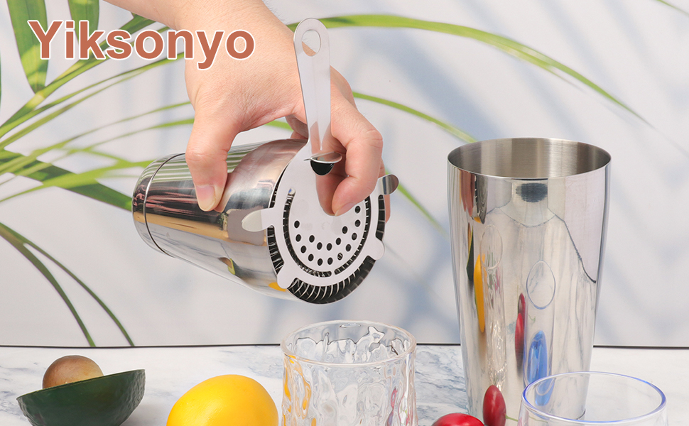 20 Pack 6 Inch Stainless Steel Cocktail Strainer for Drinks, Bar Bartender Strainers, Stainless Steel cocktail Filter for Home Bar, Bartender