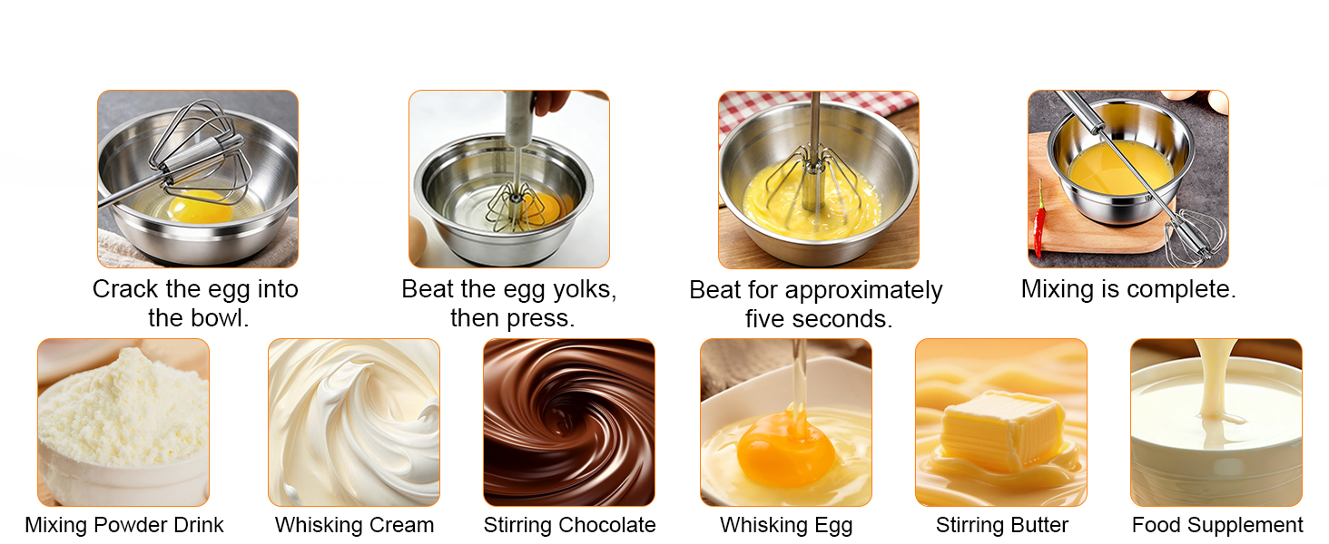 Stainless Steel Mixing Bowls Set with Lids & Silicone Base - 7-Piece Kitchen Gadgets Includes Colander, Grater, Egg Separator, Whisk - Nesting Bowls (1.5, 2, 2.5, 4.5 QT), Dishwasher Safe, Black