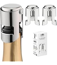 Pafusen Olive Oil Pour Spout with Adapters, Oils Pourer for Olive Oil Dispenser Bottle, Easily Turn Your Bottles into Dispensers for Liquor,Oils,Bottle Pourers (Sliver, 3 Pack Pour +Adapters)