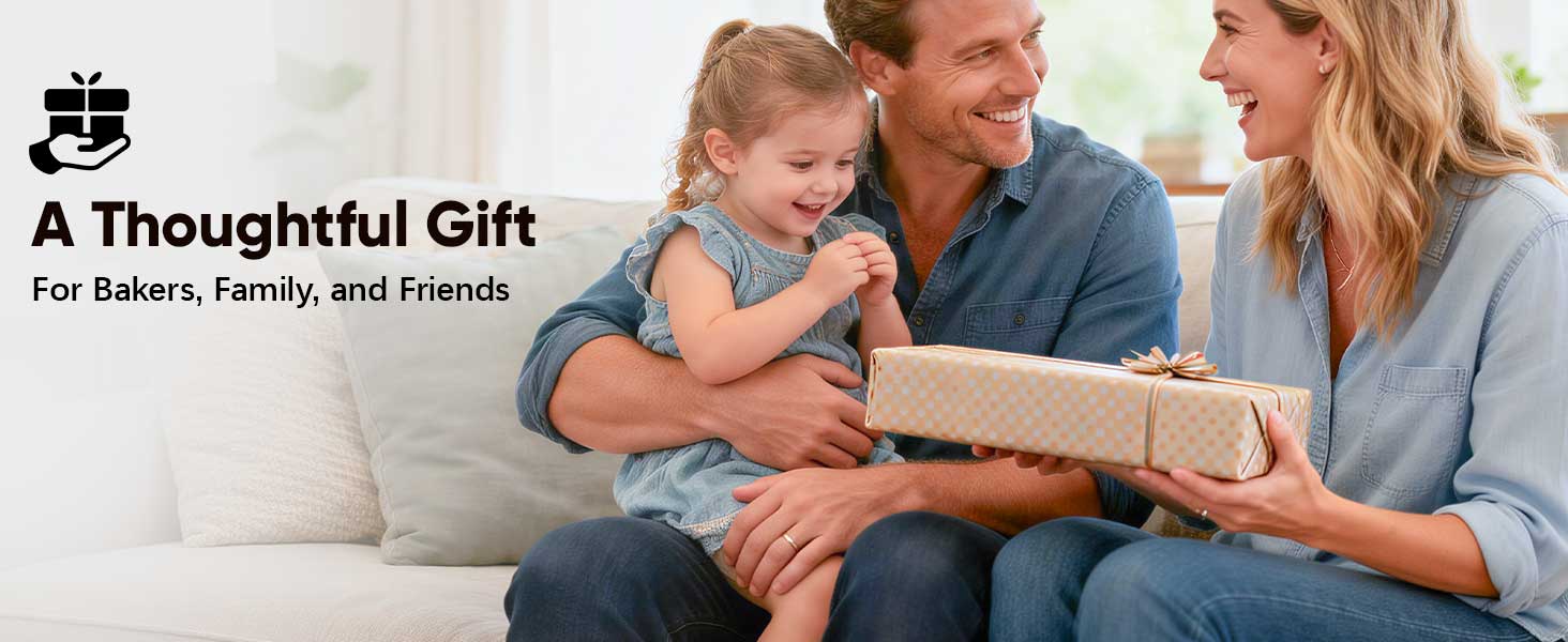 Flour Duster for Baking, Stainless Steel flour sifter with One-Handed Spring Handle, Fine Mesh Baking Dusting Wand for Powdered Sugar, Cocoa, Spices, Even Sprinkle