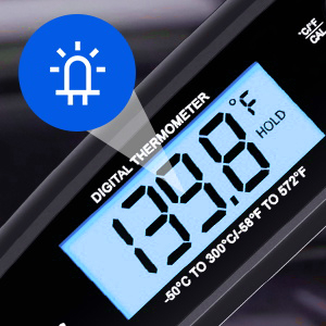 Meat Thermometer Digital, Instant Read Meat ThermometerI for Grill and Cooking, Waterproof Food Thermometer for Kitchen and Outside, BBQ, Turkey, Candy, Liquids, Beef
