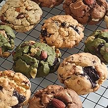 Ice Cream Scoop, 3Pcs Cookie Scoop Set, Stainless Steel Ice Cream Scoop with Trigger Release, Cookie Dough Scoop, Large/Medium/Small Cookie Scooper for Baking with 2 Shovel Spoons and 1 Shovel Forks