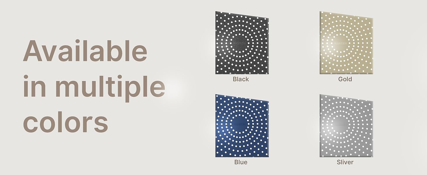 Bakken 16 Inch Non-Stick Pizza Pan 1 Pack, Round Carbon Steel Pizza Tray with Perforated Holes, PFOA, PFOS, & PTFE-Free, Dishwasher & Oven Safe Up To 450°F, Durable Nonstick Coating, Silver