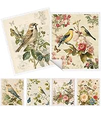 Swedish Dishcloths for Kitchen, 6 Pack Garden Plant Swedish Dish Cloths Reusable Washable Absorbent Kitchen Towel Gifts for Plant Lovers Gardeners Birthday Housewarming