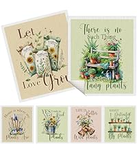 Swedish Dishcloths for Kitchen, 6 Pack Garden Plant Swedish Dish Cloths Reusable Washable Absorbent Kitchen Towel Gifts for Plant Lovers Gardeners Birthday Housewarming