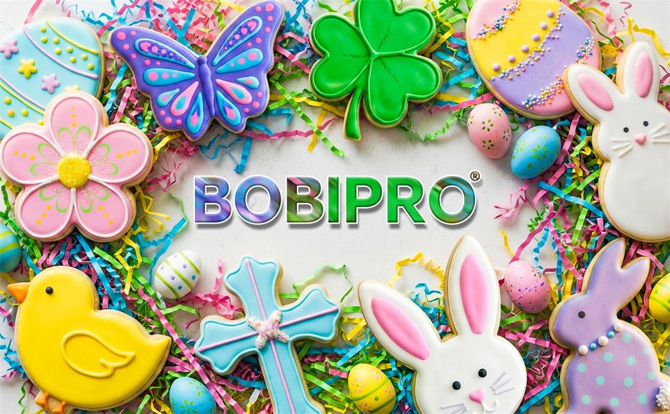 Easter Cookie Cutter Set, 12 Pieces Easter Bunny Cookie Cutter Set for Baking - Carrot, Bunny Face, Leaf, Egg, Flower, Butterfly Shapes Holiday Themed Party Supplies