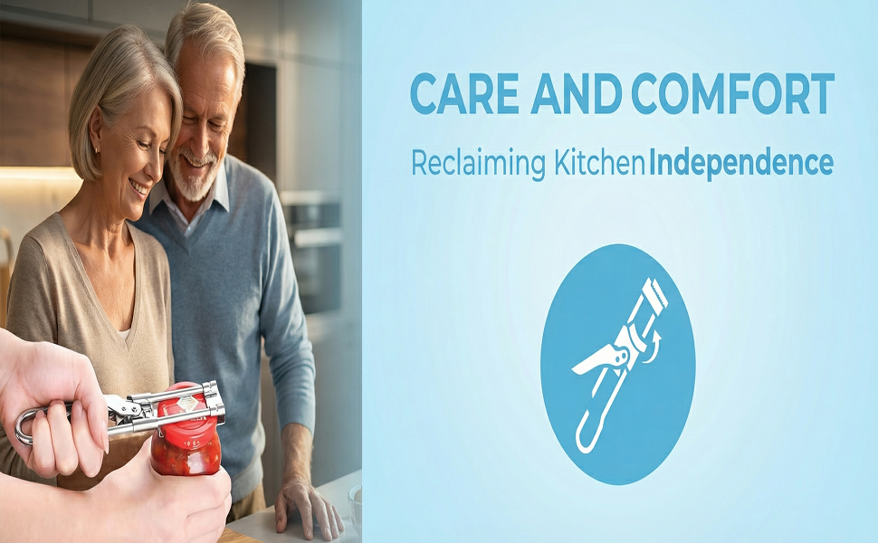 Adjustable Stainless Steel Jar Opener, 2026 Upgraded Easy Grip Jar Opener, Adjustable Multifunctional Stainless Steel Can Opener, Jar Openers for Seniors Kitchen Accessories