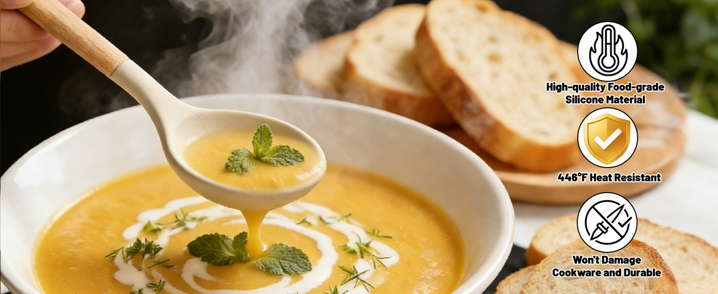 Silicone Cooking Utensil Set,12 PCS Cooking Kitchen Utensils Set, Nonstick Kitchen Utensils 446°F Heat-Resistant Cookware Kitchen Tools of Spoon,Brush,Whisk,Spatula,Turner Tongs (Khaki)