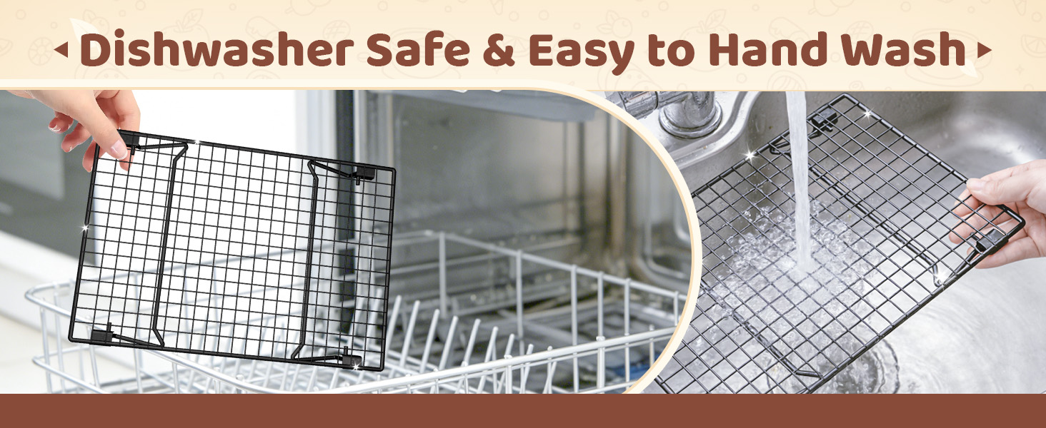 3 Tier Stackable Cooling Rack for Cooking and Baking, Wire Rack for Baking Sheet w/50 Parchment Papers, 13.4