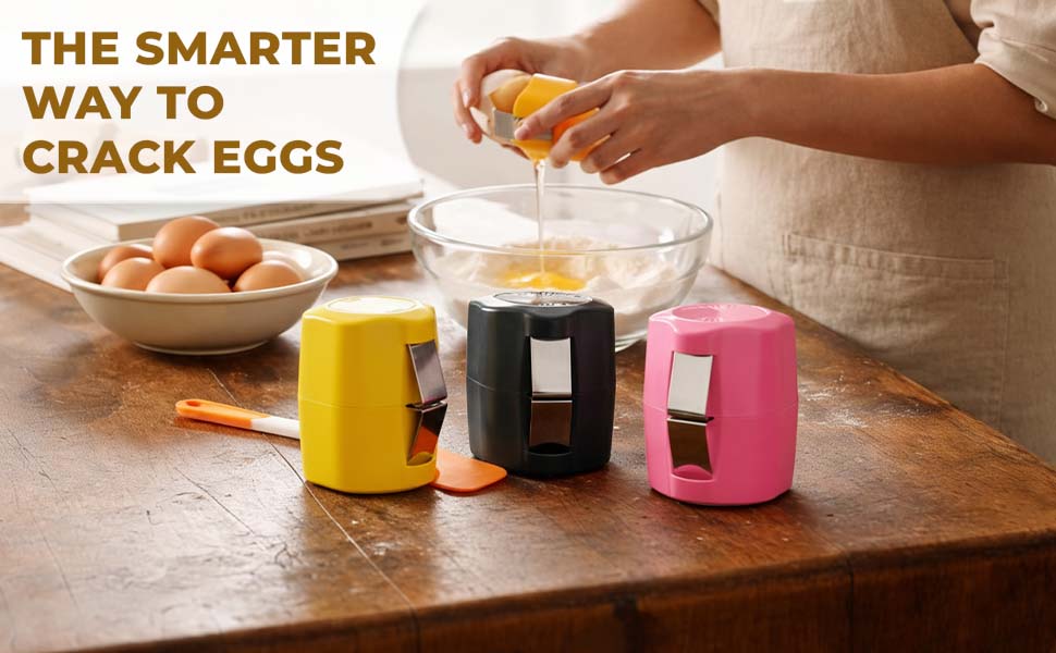 3Pcs Egg Shell Opener,2026 New Egg Cracker Tool for Raw Eggs,Stainless Steel Eggshell Breaker Egg Shell Cutter Kitchen Gadgets,Hard Boiled Egg Peeler Egg Cube Egg Separator Handheld easy to use daily