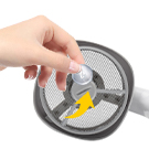 Electric Flour Sifter, Handheld Battery Operated Stainless Steel Mesh Shaker, Fine Mesh Cup Shape Powder Shaker Strainer Kitchen Cooking Baking Pastry Tools 4 Cup/1L Capacity