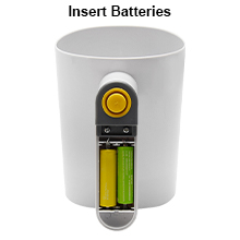 Electric Flour Sifter, Handheld Battery Operated Stainless Steel Mesh Shaker, Fine Mesh Cup Shape Powder Shaker Strainer Kitchen Cooking Baking Pastry Tools 4 Cup/1L Capacity