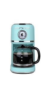 Nostalgia Retro Electric Can Opener for Kitchen with Magnetic Lid Remover, Knife Sharpener, and Soda or Beer Bottle Opener, Aqua