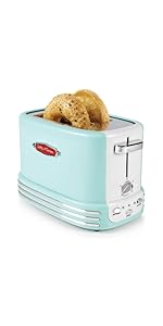 Nostalgia Retro Electric Can Opener for Kitchen with Magnetic Lid Remover, Knife Sharpener, and Soda or Beer Bottle Opener, Aqua