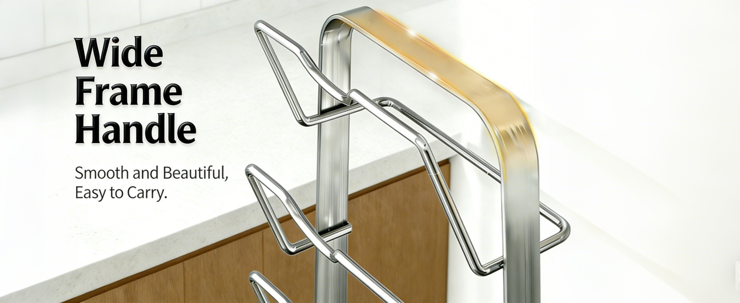 304 Stainless Steel Pot Lid Holder, Kitchen Pot Lid Storage Rack/Pot Lid Organizer, Spoon and Lid Rest for Stove Top/Countertop, Multi-Functional Utensil Rest (2 levels)