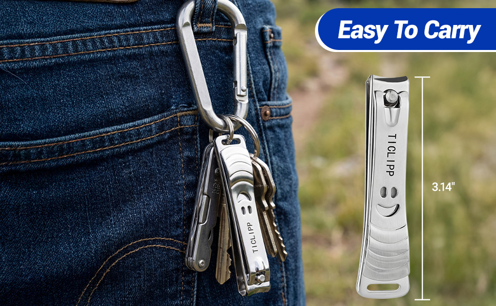 Nail Clippers Ultra Sharp Precision Fingernail & Toenail for Men Women