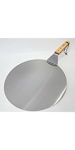 multifunctional Pizza Cutter, Razor Sharp Stainless steel pizza knife with Protective Cover-13.78inch, Professional Pizza Oven Accessories.