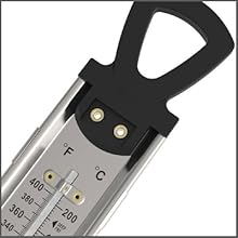 Candy Thermometer with Pot Clip, Deep Fry Oil Food Cooking Kitchen Instant Read Thermometer for Jam, Syrup, Jelly, and Deep Fry, Stainless Steel Kitchen Accessories Candy Thermometer for Candy Making