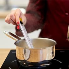 2026 Upgraded Candy Thermometer Deep Fry Thermometer with Pot Clip Instant Read Glass Thermometer Candy, Fry, Jam, Sugar, Syrup, Jelly Thermometer Food Thermometer Kitchen Accessories for Home Cooking