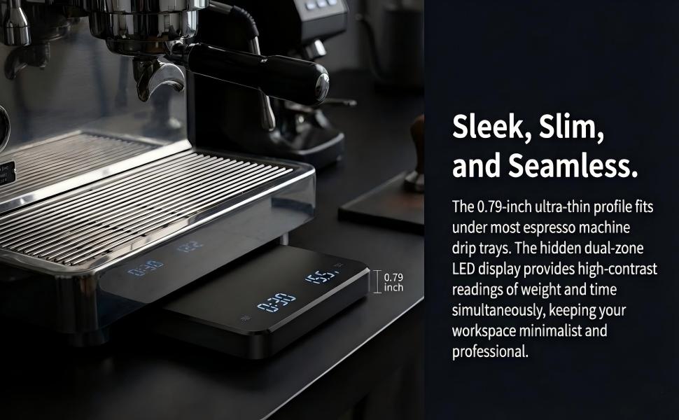 Coffee Scale with Timer 3kg/0.1g High Precision Digital Espresso Scale for Pour Over and Drip Coffee Large Gram Scale for Kitchen Baking and Jewelry with Rechargeable Battery and Silicone Mat