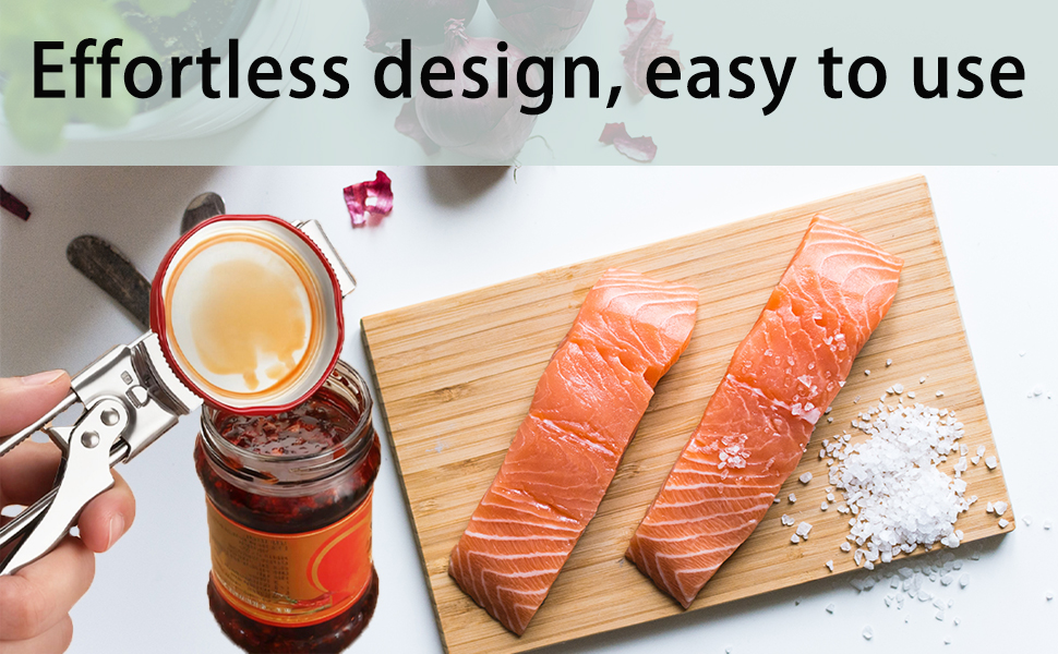 Adjustable Stainless Steel Jar Opener - Easy-Grip Kitchen Gadget for Jars, Bottles & Lids, User-Friendly Leverage Design,Effortless Grip for Seniors & Weak Hands (2PC)