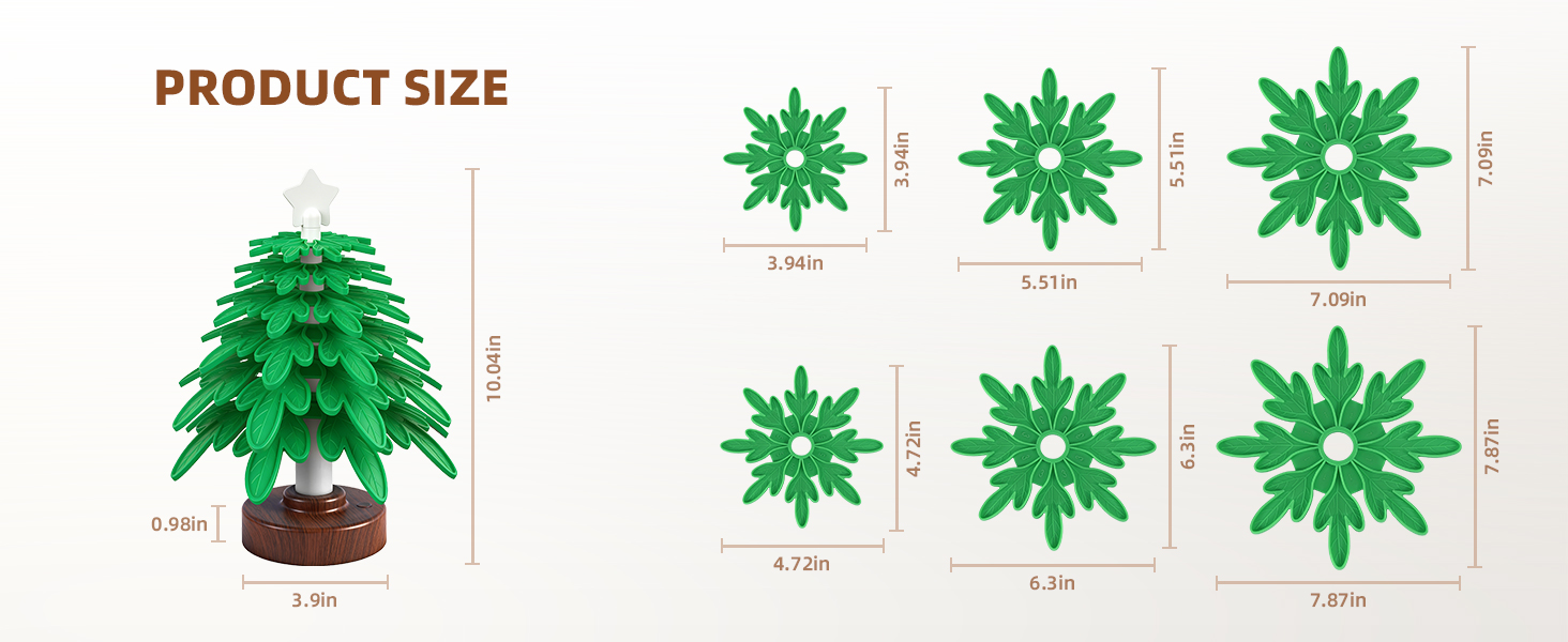 Silicone trivet tree Placemats, Tree Trivet Set-6pcs Trivets for HotDishes with Stand, Wooden-Style Tree Trivet Look, Non-Slip Washable Trivet, Trivets with RGB Light, Tree Pot Holder for Various dish