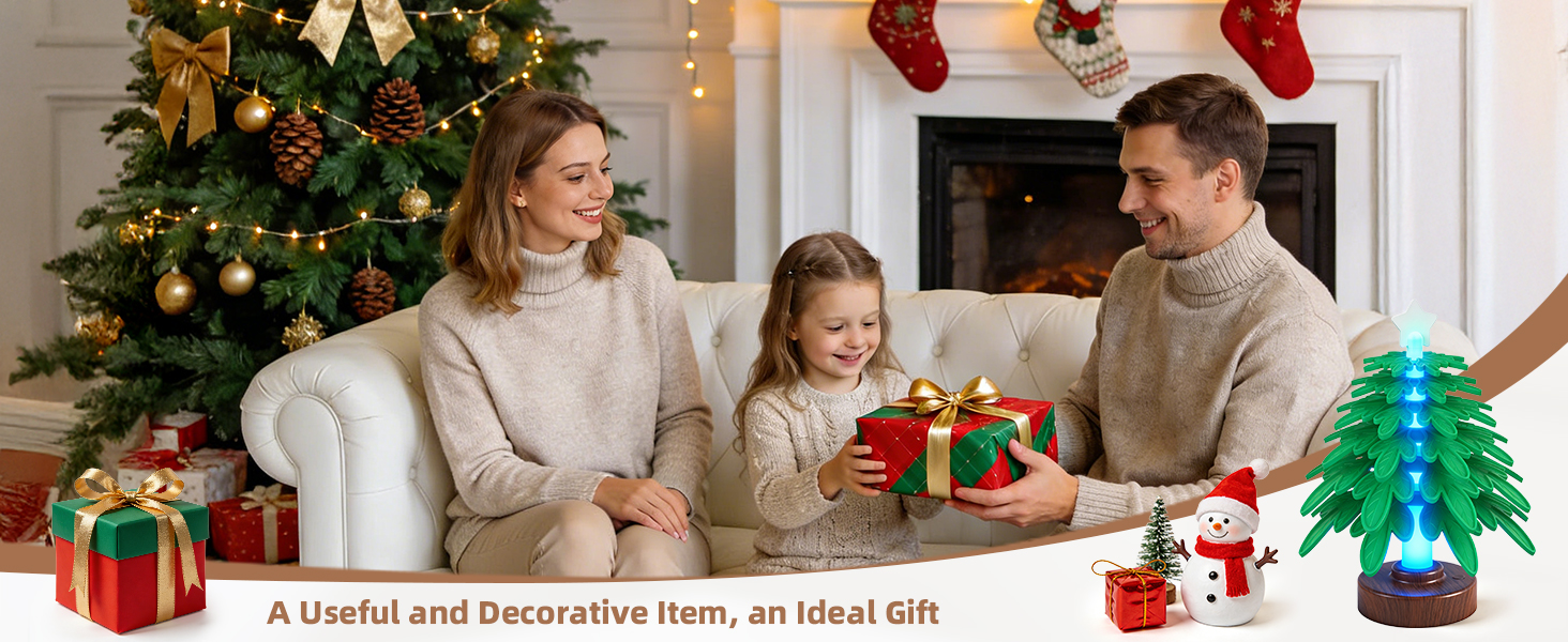 Silicone trivet tree Placemats, Tree Trivet Set-6pcs Trivets for HotDishes with Stand, Wooden-Style Tree Trivet Look, Non-Slip Washable Trivet, Trivets with RGB Light, Tree Pot Holder for Various dish