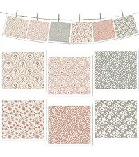 Easter Swedish Dishcloths for Kitchen, 6 Pack Reusable Black Bunny Eggs Dish Cloths Towels, Absorbent Rabbit Floral Sponge Cleaning Towel Wipes for Spring Kitchen Cooking Home Decoration Gift