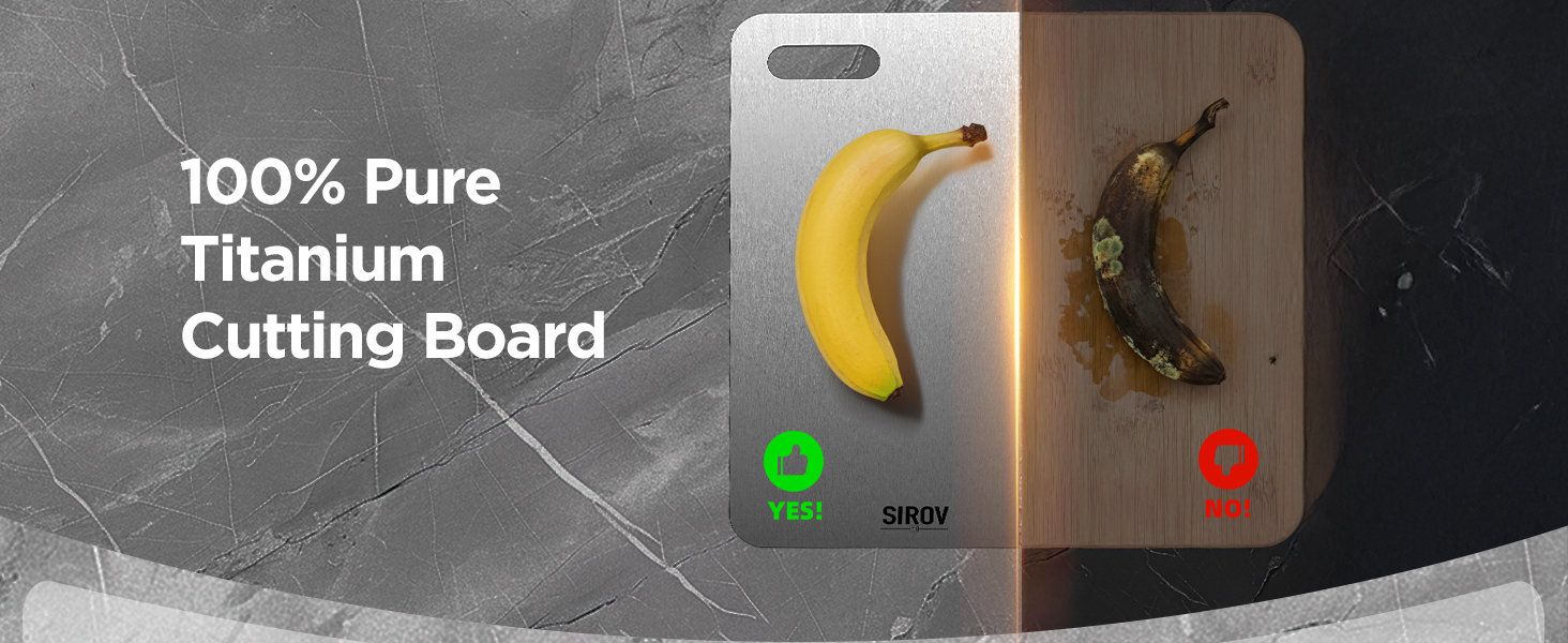 Titanium Cutting Board Set of 3, Premium Pure Titanium Chopping Boards for Kitchen, Non-Toxic & Dishwasher Safe for Meat, Fruit, and Vegetables (Set of 3)-Upgraded Version